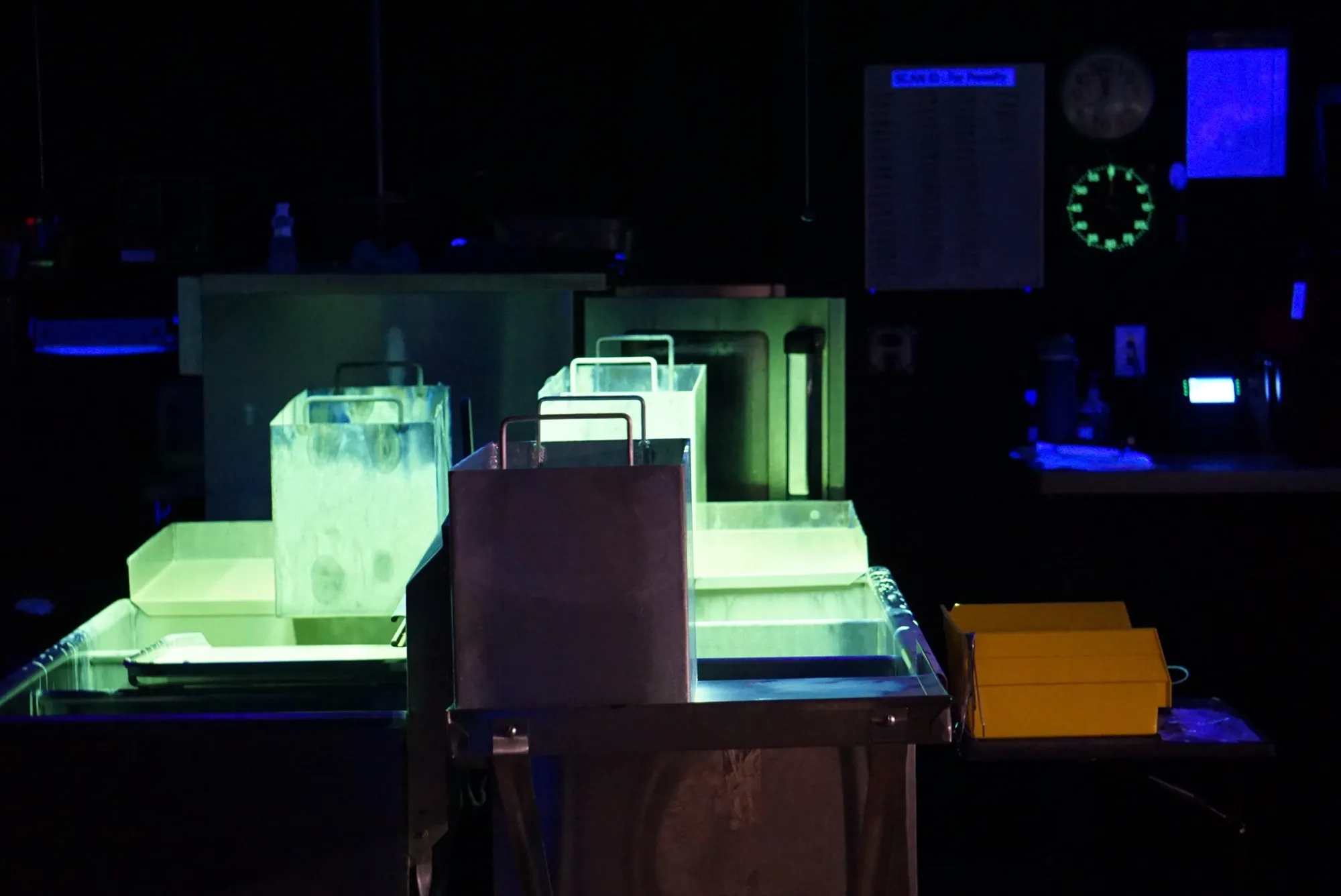 Non-destructive testing equipment in the Jupiter, Florida shop